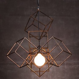 Prívesok 1 Light Vintage Minimalist Iron Paint Luster