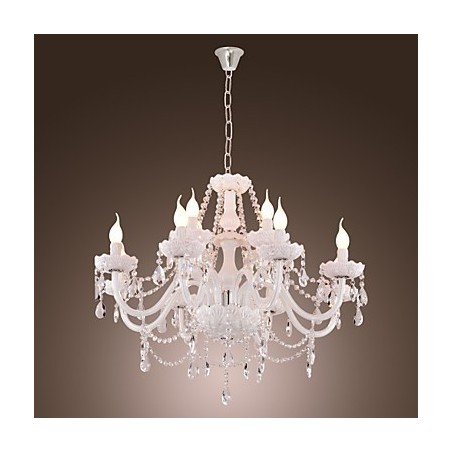 Moderný súčasný galvanicky pokovovaný luster