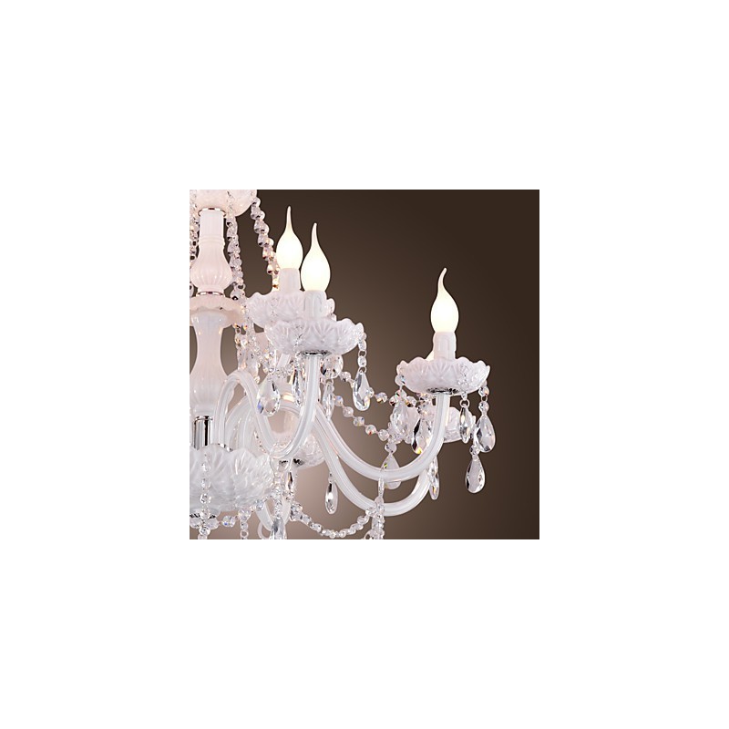 Moderný súčasný galvanicky pokovovaný luster