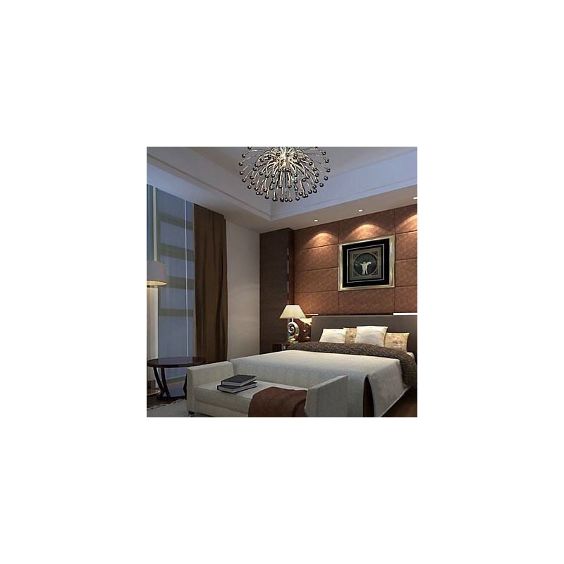 Umelecké stropné svietidlo s 1 svetlom