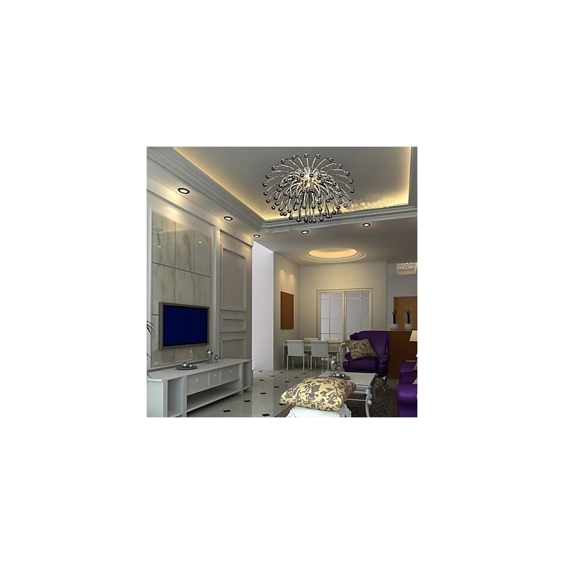 Umelecké stropné svietidlo s 1 svetlom