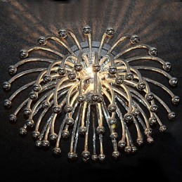 Umelecké stropné svietidlo s 1 svetlom