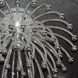 Umelecké stropné svietidlo s 1 svetlom