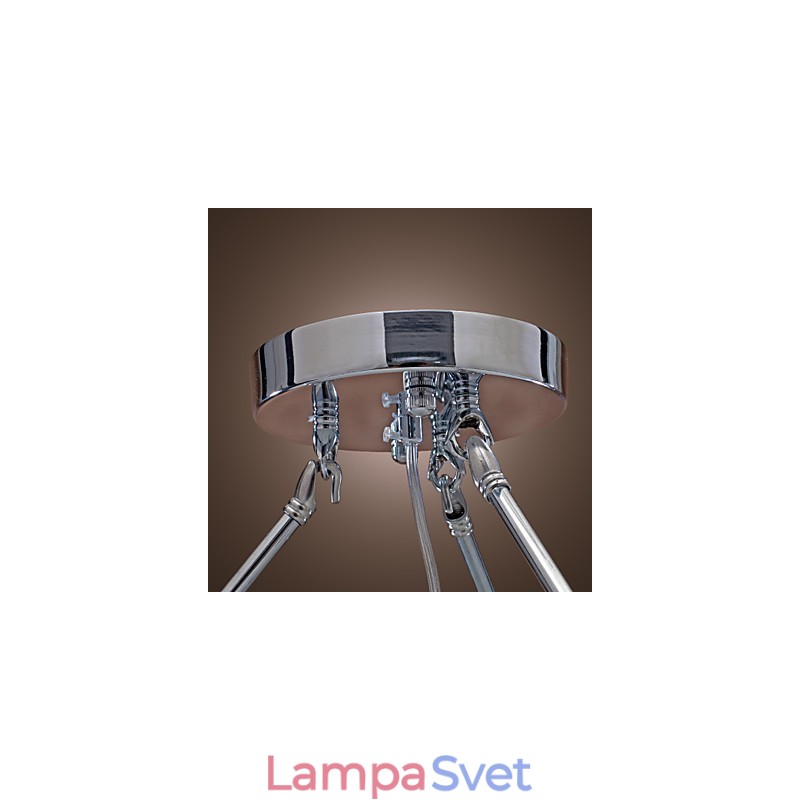 Moderný krištáľový zapustený držiak s 5 svetelným čiernym látkovým odtieňom