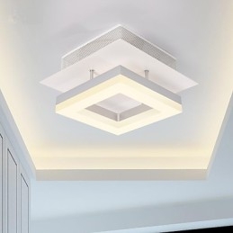 9W moderná moderná akrylová zapustená montáž