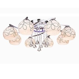 Luster Modern Crystal Living 8 svetiel