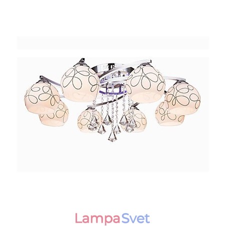 Luster Modern Crystal Living 8 svetiel