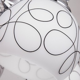 Luster Modern Crystal Living 8 svetiel