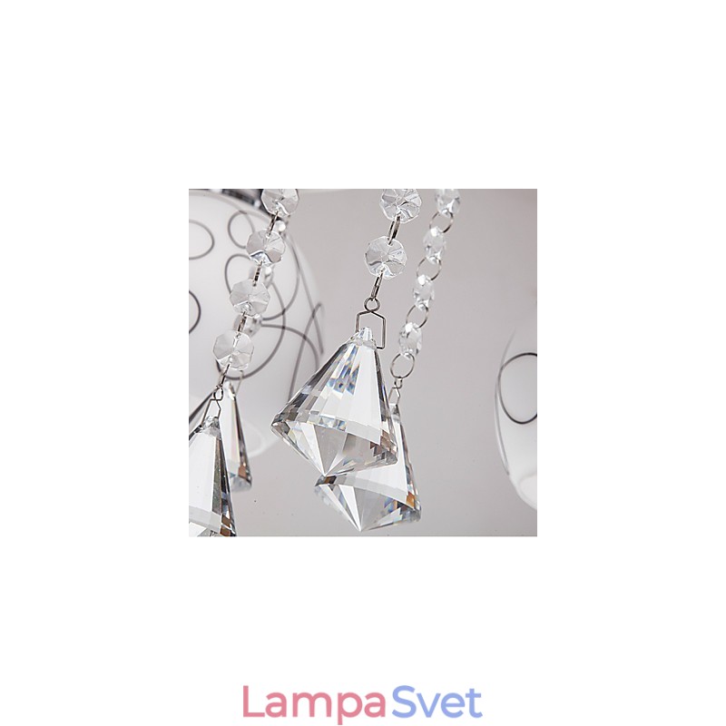 Luster Modern Crystal Living 8 svetiel
