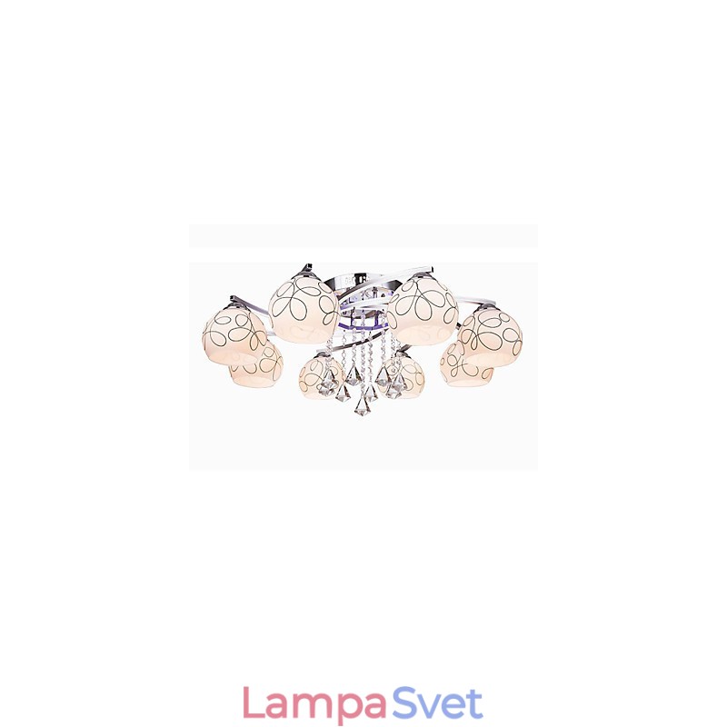 Luster Modern Crystal Living 8 svetiel