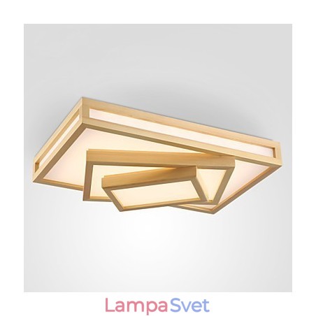 Moderná súčasná maľba v mini štýle z bambusového dreva