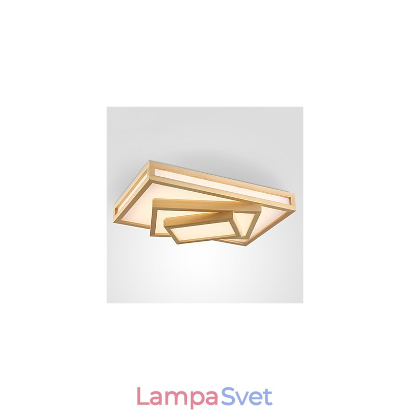 Moderná súčasná maľba v mini štýle z bambusového dreva