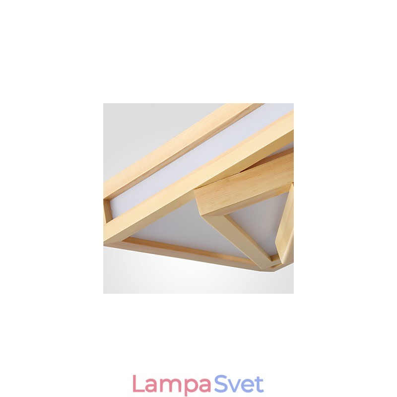 Moderná súčasná maľba v mini štýle z bambusového dreva