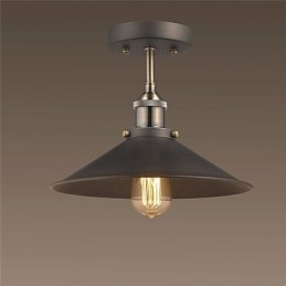Vintage mini stropné svietidlo Edison 1 zapustené z ľahkého kovu