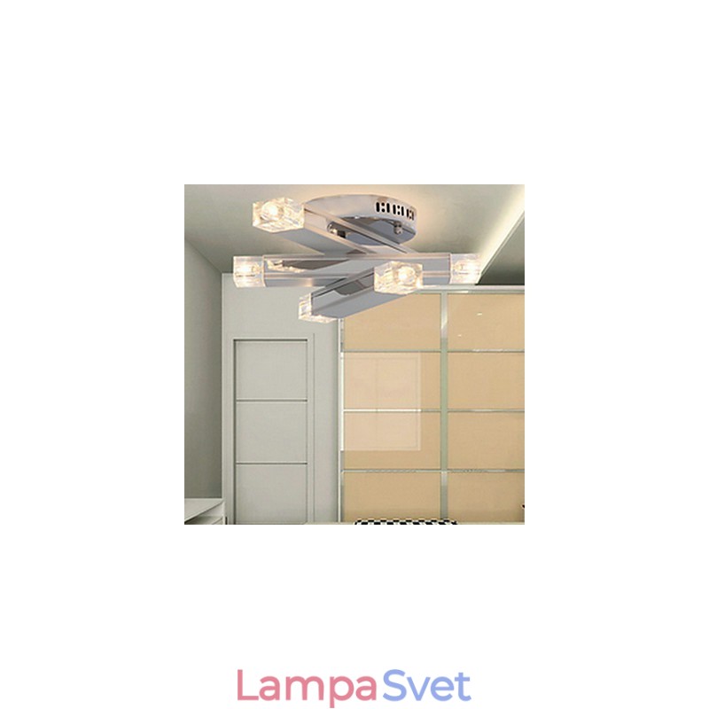 Moderné stropné svietidlo so 6 svetlami v elegantnom dizajne