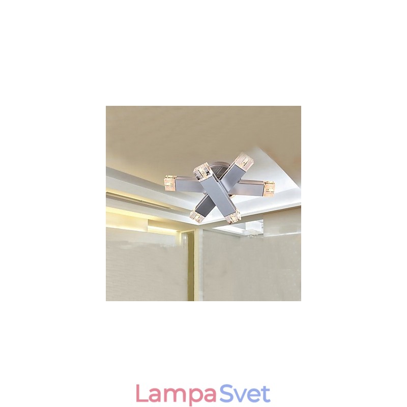 Moderné stropné svietidlo so 6 svetlami v elegantnom dizajne