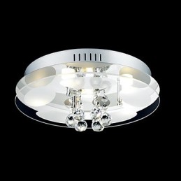 Kolejové svetlá Crystal Modern Contemporary Metal