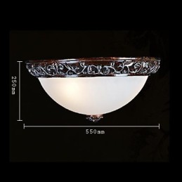 Zapustená montáž Light Glass Rein Silver Carving European Classic