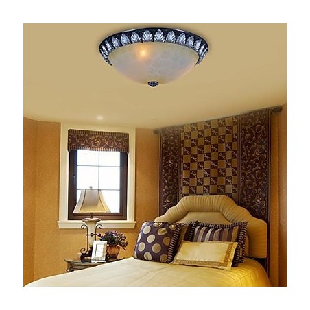 Zapustená montáž Light Pattern Sklenená živica Strieborná rezba Európska klasika