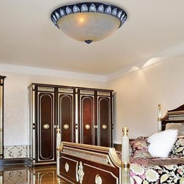 Zapustená montáž Light Pattern Sklenená živica Strieborná rezba Európska klasika