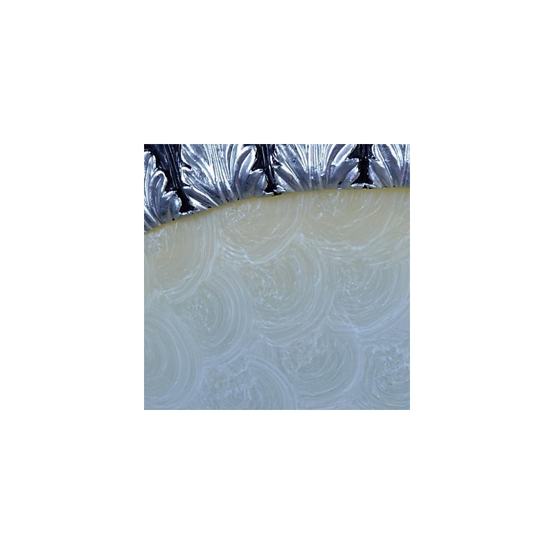 Zapustená montáž Light Pattern Sklenená živica Strieborná rezba Európska klasika