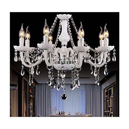 Luster Crystal Modern 8 svetiel súčasné sklo Luster Crystal Modern 8 svetiel súčasné sklo
