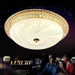 Moderné luxusné krištáľové svetlo Absorb Dome Light SMD Double Color Priemer 50CM