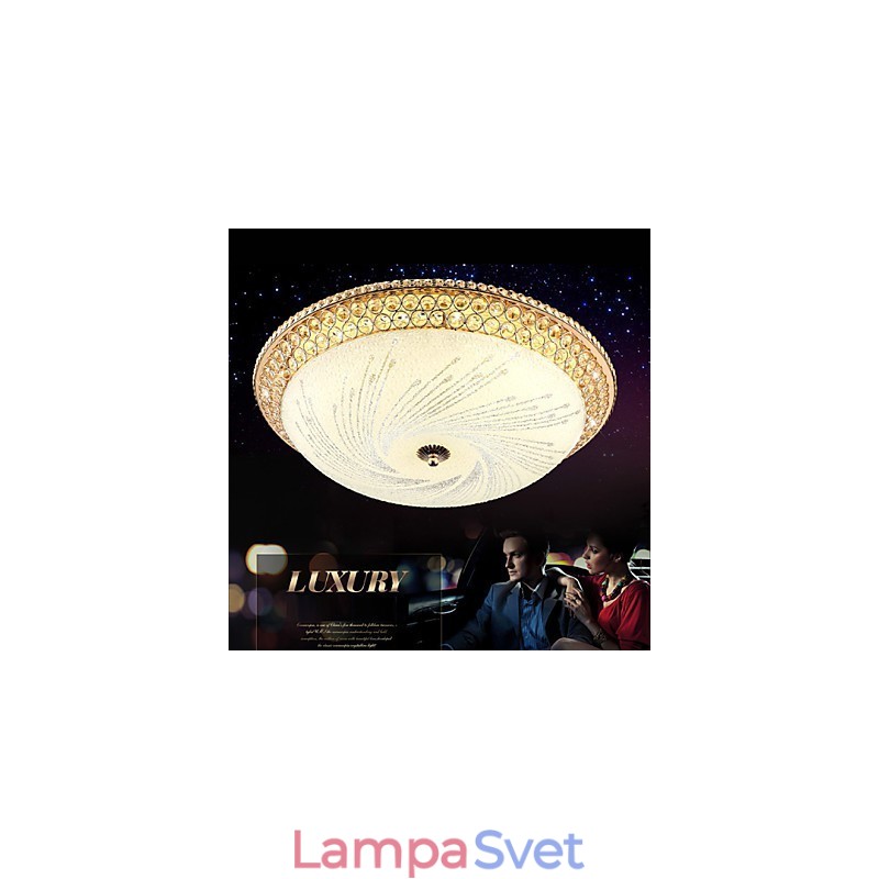 Moderné luxusné krištáľové svetlo Absorb Dome Light SMD Double Color Priemer 50CM