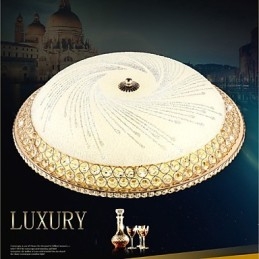 Moderné luxusné krištáľové svetlo Absorb Dome Light SMD Double Color Priemer 50CM