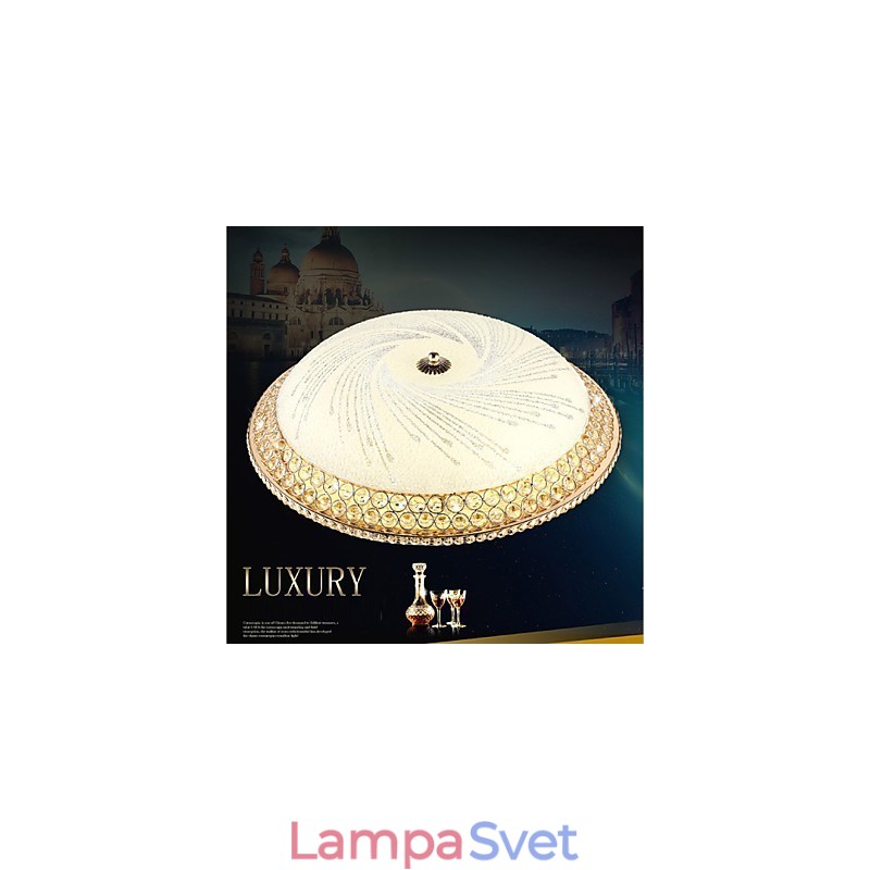 Moderné luxusné krištáľové svetlo Absorb Dome Light SMD Double Color Priemer 50CM