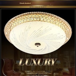 Moderné luxusné krištáľové svetlo Absorb Dome Light SMD Double Color Priemer 50CM