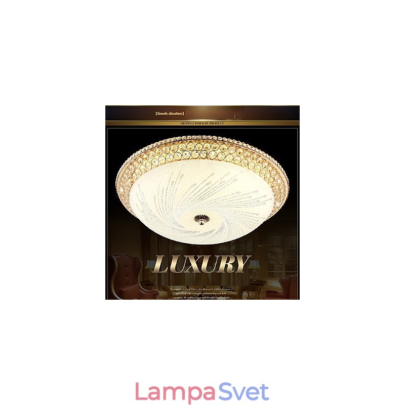 Moderné luxusné krištáľové svetlo Absorb Dome Light SMD Double Color Priemer 50CM