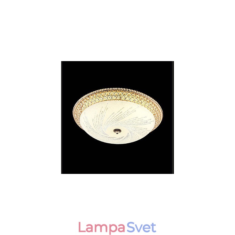 Moderné luxusné krištáľové svetlo Absorb Dome Light SMD Double Color Priemer 50CM