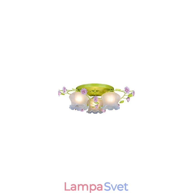 Kreatívna lampa Lampa Teplá záhradná ruža Tri jednoduché stropné lampy