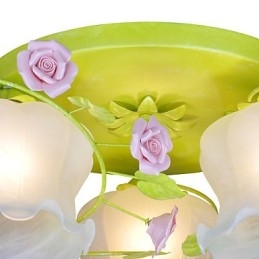Kreatívna lampa Lampa Teplá záhradná ruža Tri jednoduché stropné lampy