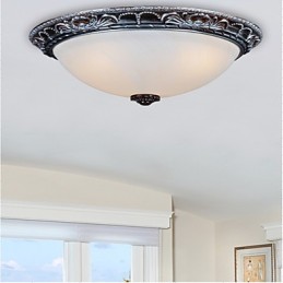 Flush Mount Vintage Traditional Classic Retro Bowl Živica
