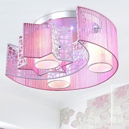 Lustrové svetlá Moderné súčasné kovové