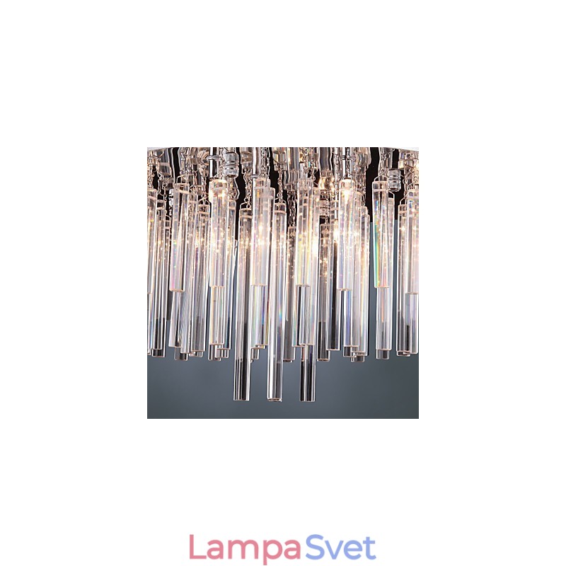 Moderný krištáľový luster s 12 svetlami