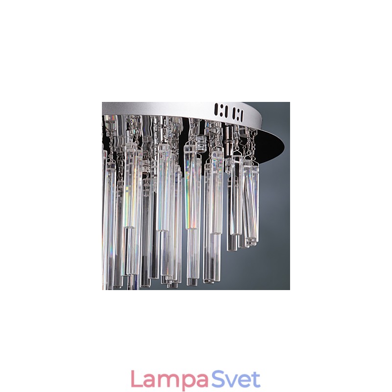 Moderný krištáľový luster s 12 svetlami