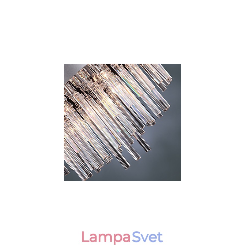 Moderný krištáľový luster s 12 svetlami