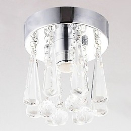 1 ľahká polozapustená montáž z kryštálu