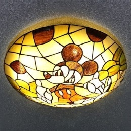 Stredomorské kupolové svetlo Sladké deti Mickey Mouse Dome svetlo s priemerom 40 cm
