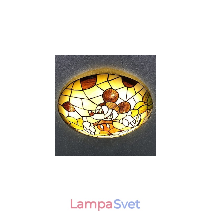 Stredomorské kupolové svetlo Sladké deti Mickey Mouse Dome svetlo s priemerom 40 cm