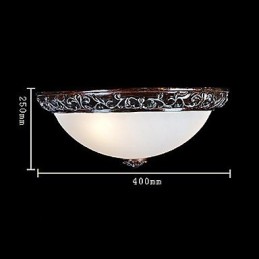 Zapustená montáž Light Glass Rein Silver Carving European Classic