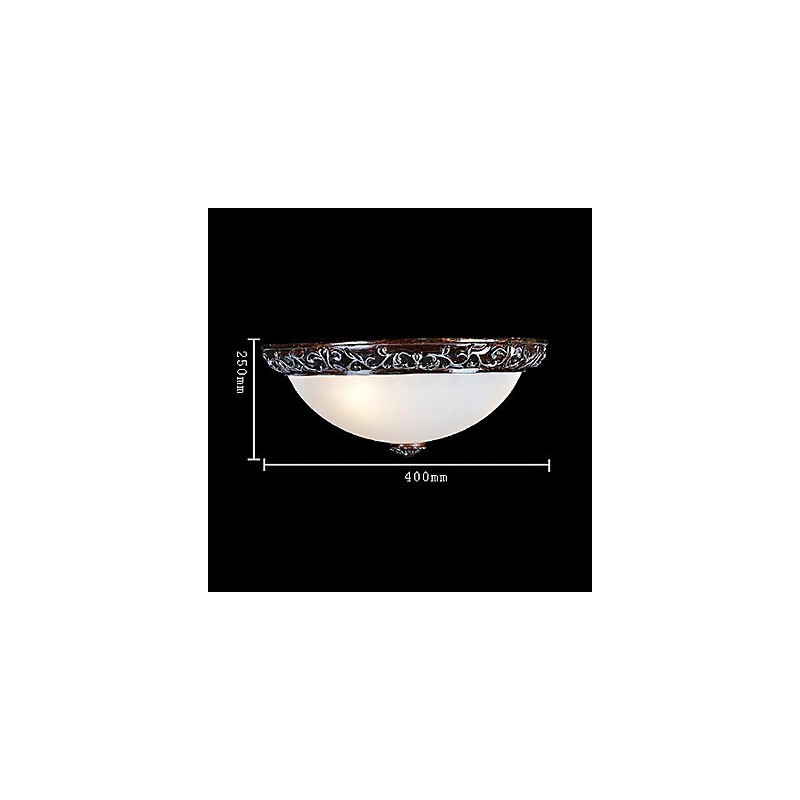 Zapustená montáž Light Glass Rein Silver Carving European Classic