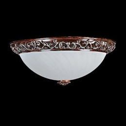 Zapustená montáž Light Glass Rein Silver Carving European Classic