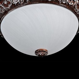 Zapustená montáž Light Glass Rein Silver Carving European Classic