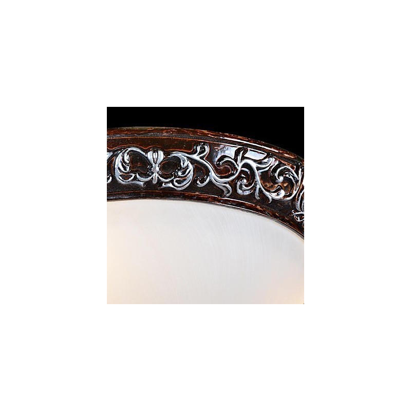 Zapustená montáž Light Glass Rein Silver Carving European Classic