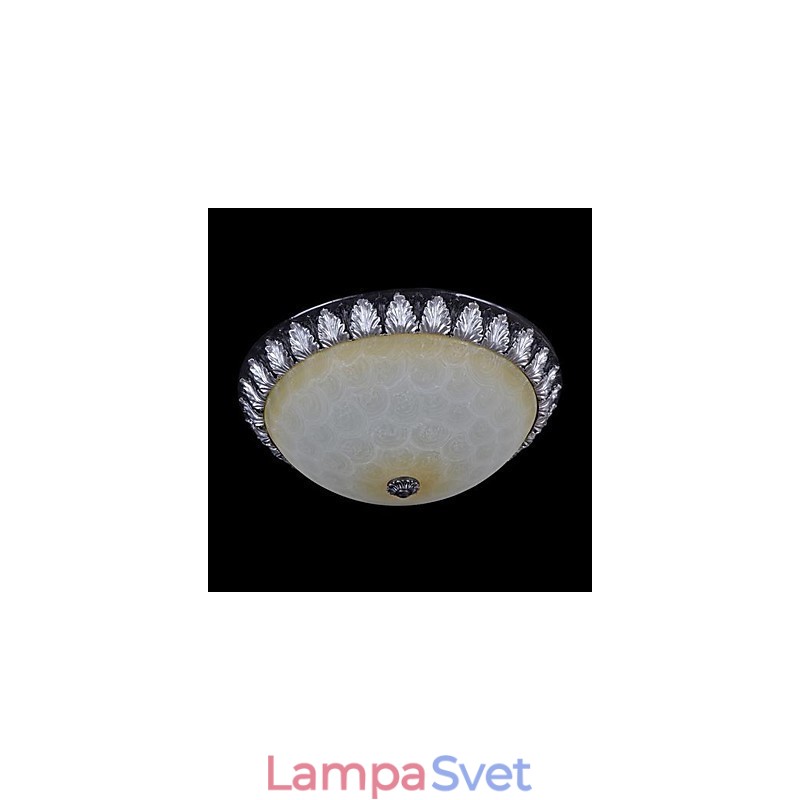 Zapustená montáž Light Pattern Sklenená živica Strieborná rezba Európska klasika