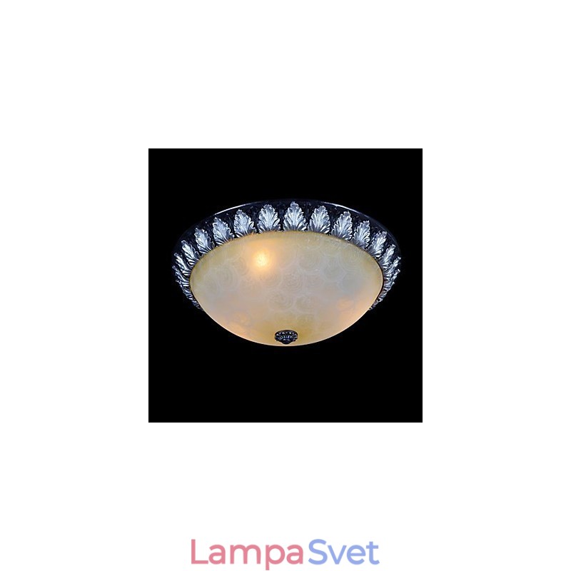 Zapustená montáž Light Pattern Sklenená živica Strieborná rezba Európska klasika